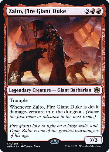 Zalto, Fire Giant Duke - afr Spoiler