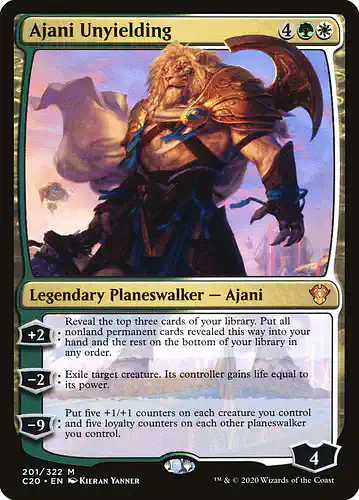 Ajani Unyielding - c20 Spoiler