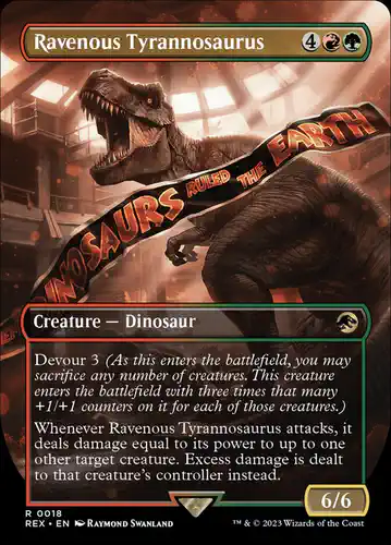 Ravenous Tyrannosaurus - rex Spoiler