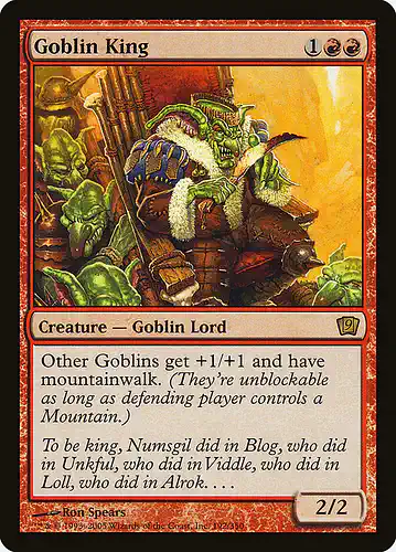 Goblin King - 9ed Spoiler