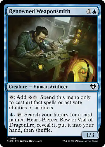 Renowned Weaponsmith - cmm Spoiler