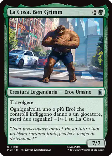The Thing, Ben Grimm - msh Spoiler