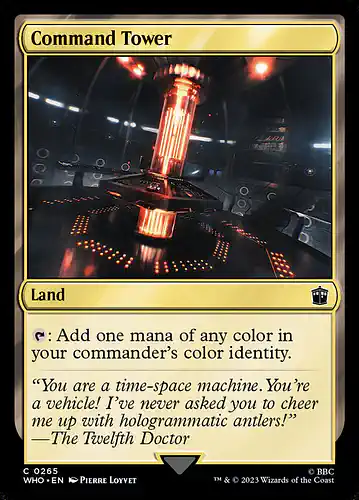 Command Tower - who Spoiler
