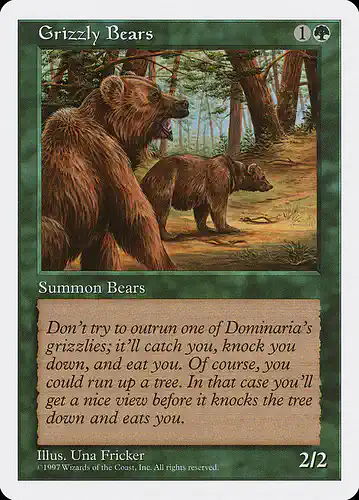 Grizzly Bears - 5ed Spoiler