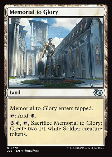 Memorial to Glory - j25 Spoiler