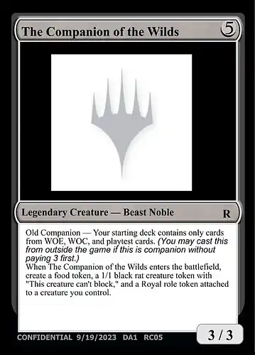 The Companion of the Wilds - unk Spoiler
