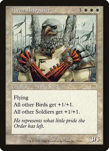 Aven Brigadier - ons Spoiler
