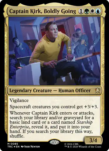 Captain Kirk, Boldly Going - trk Spoiler
