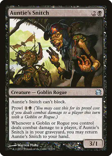 Auntie's Snitch - mma Spoiler