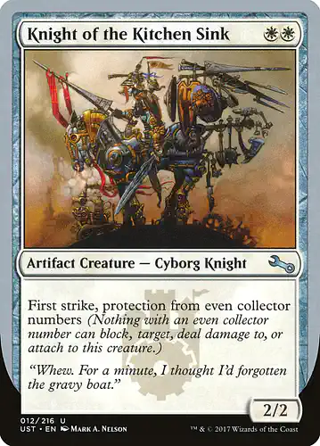 Knight of the Kitchen Sink - ust Spoiler