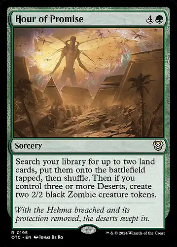 Hour of Promise - otc Spoiler