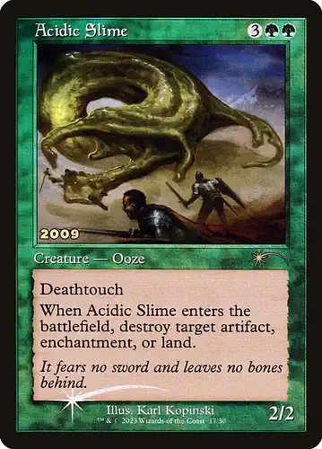 Acidic Slime - 30a Spoiler