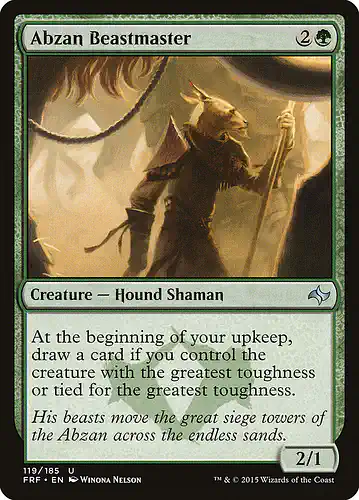 Abzan Beastmaster - frf Spoiler