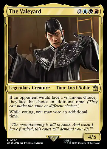 The Valeyard - who Spoiler