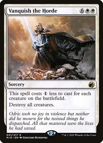 Vanquish the Horde - mid Spoiler