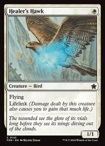 Healer's Hawk - fdn Spoiler