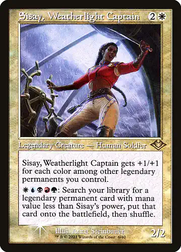 Sisay, Weatherlight Captain - h1r Spoiler