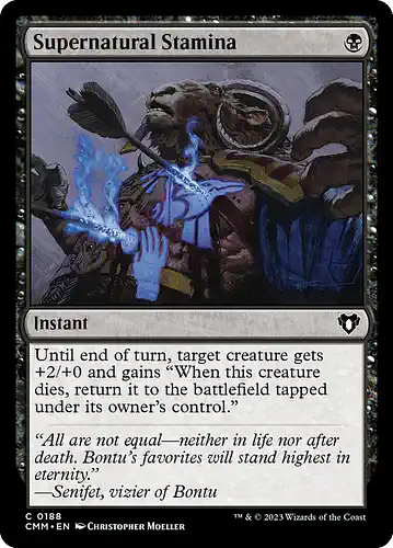 Supernatural Stamina - cmm Spoiler