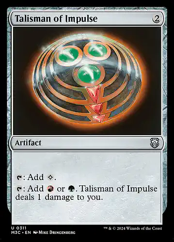 Talisman of Impulse - m3c Spoiler