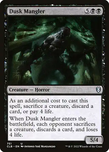 Dusk Mangler - clb Spoiler
