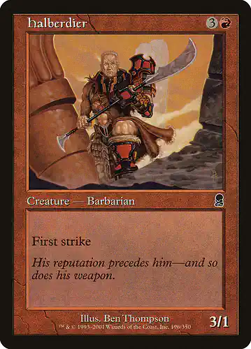 Halberdier - ody Spoiler