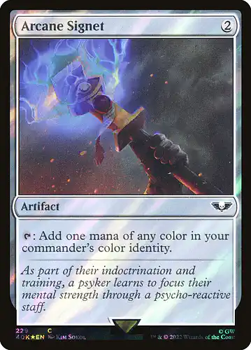Arcane Signet - 40k Spoiler