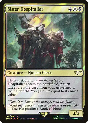 Sister Hospitaller - 40k Spoiler