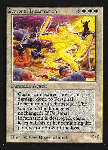 Personal Incarnation - cei Spoiler