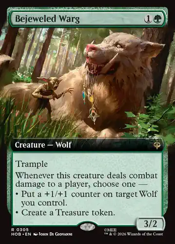 Bejeweled Warg - hob Spoiler