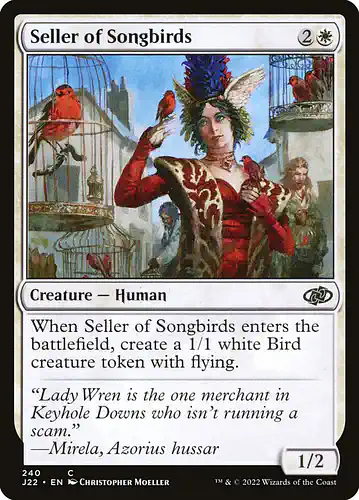 Seller of Songbirds - j22 Spoiler