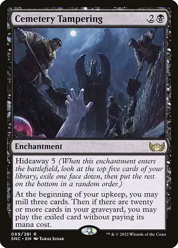Cemetery Tampering - snc Spoiler
