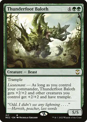 Thunderfoot Baloth - ncc Spoiler