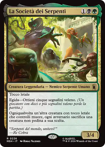 The Serpent Society - msh Spoiler