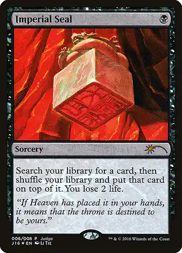 Imperial Seal - j16 Spoiler