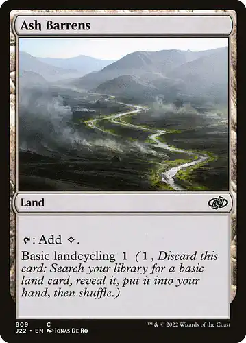 Ash Barrens - j22 Spoiler