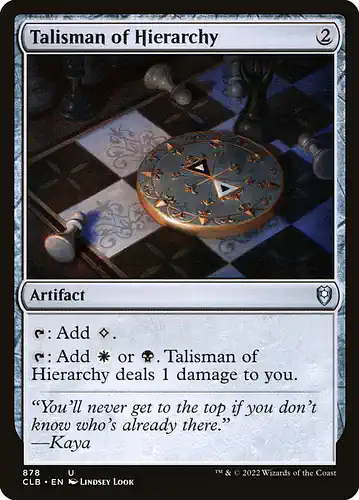 Talisman of Hierarchy - clb Spoiler
