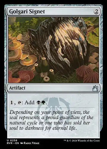 Golgari Signet - rvr Spoiler
