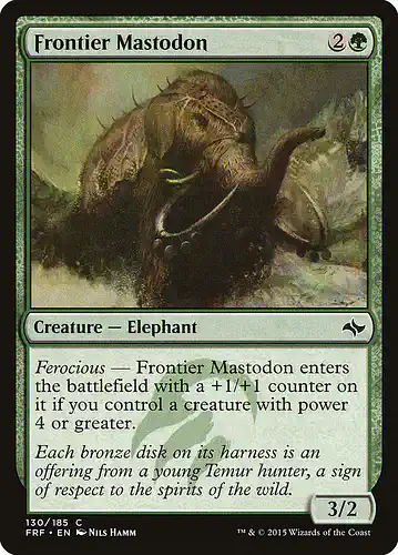 Frontier Mastodon - frf Spoiler