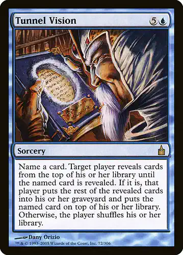 Tunnel Vision - rav Spoiler