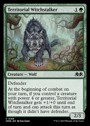 Territorial Witchstalker - woe Spoiler
