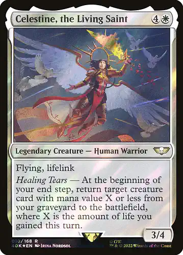 Celestine, the Living Saint - 40k Spoiler