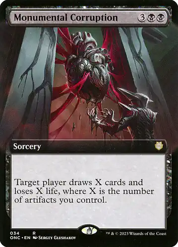 Monumental Corruption - onc Spoiler