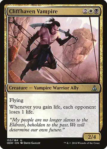 Cliffhaven Vampire - ogw Spoiler