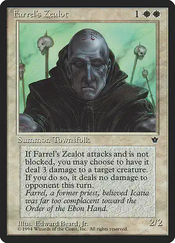 Farrel's Zealot - fem Spoiler