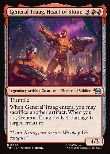 General Traag, Heart of Stone - tmt Spoiler