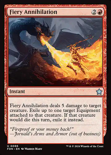 Fiery Annihilation - fdn Spoiler