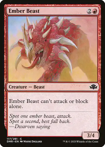 Ember Beast - dmr Spoiler