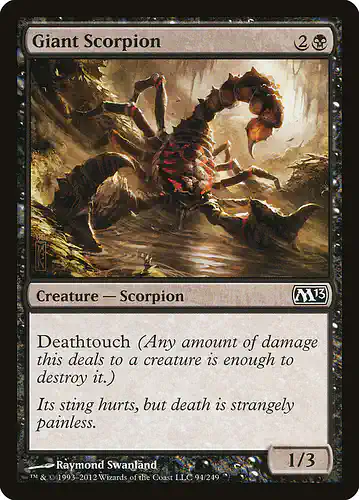 Giant Scorpion - m13 Spoiler