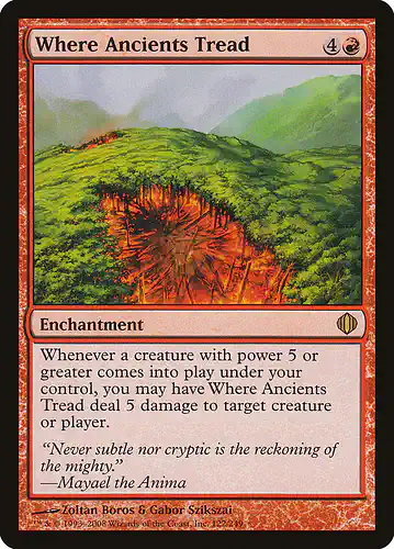 Where Ancients Tread - ala Spoiler