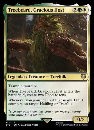 Treebeard, Gracious Host - ltc Spoiler
